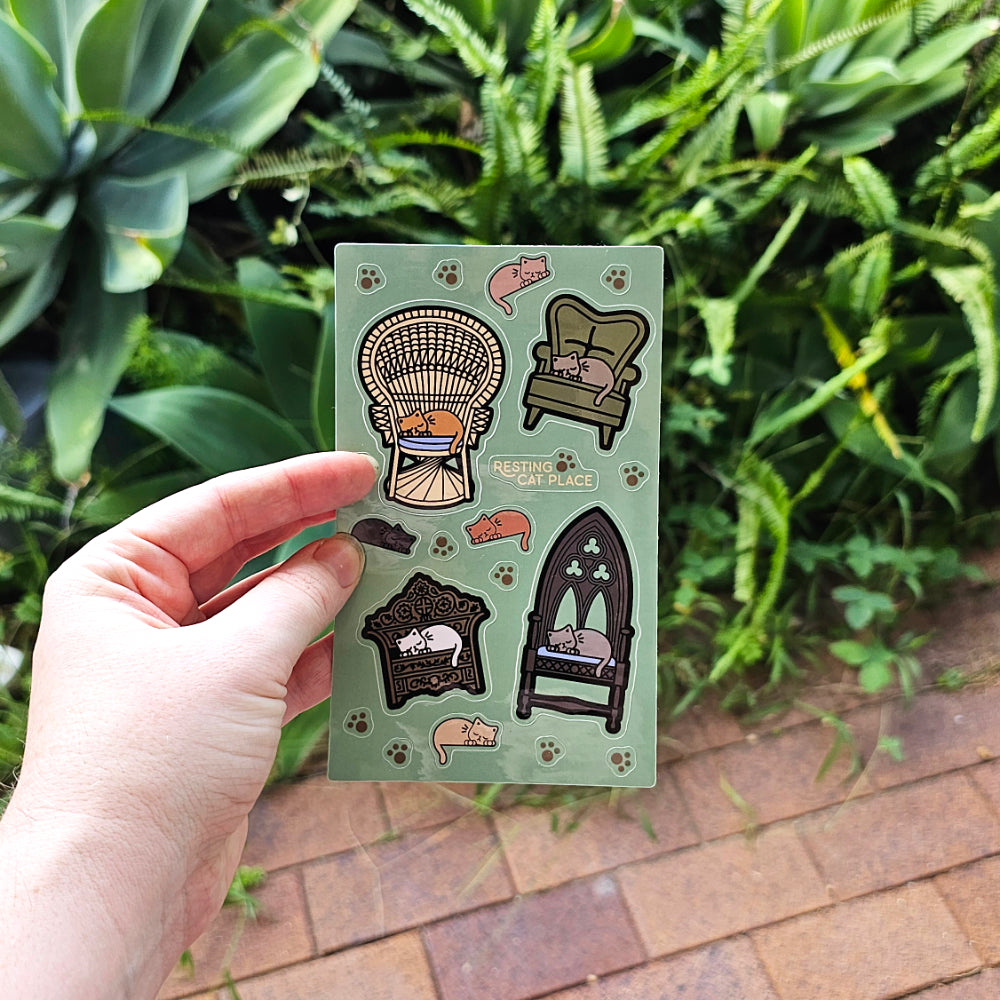 Sticker Sheet - Lost Kiwi Designs