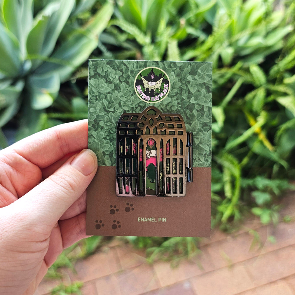 Glasshouse Pin - Lost Kiwi Designs