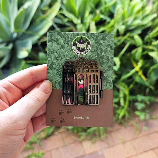 Glasshouse Pin - Lost Kiwi Designs