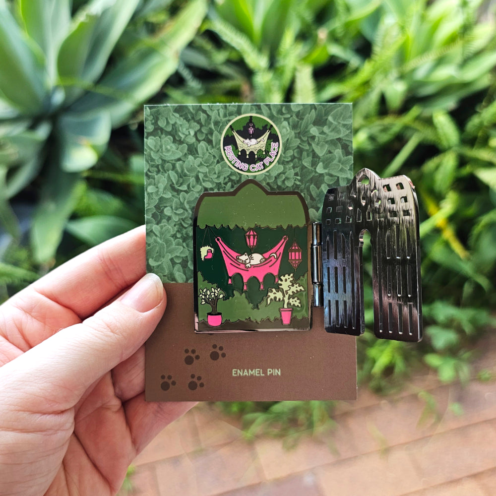 Glasshouse Pin - Lost Kiwi Designs