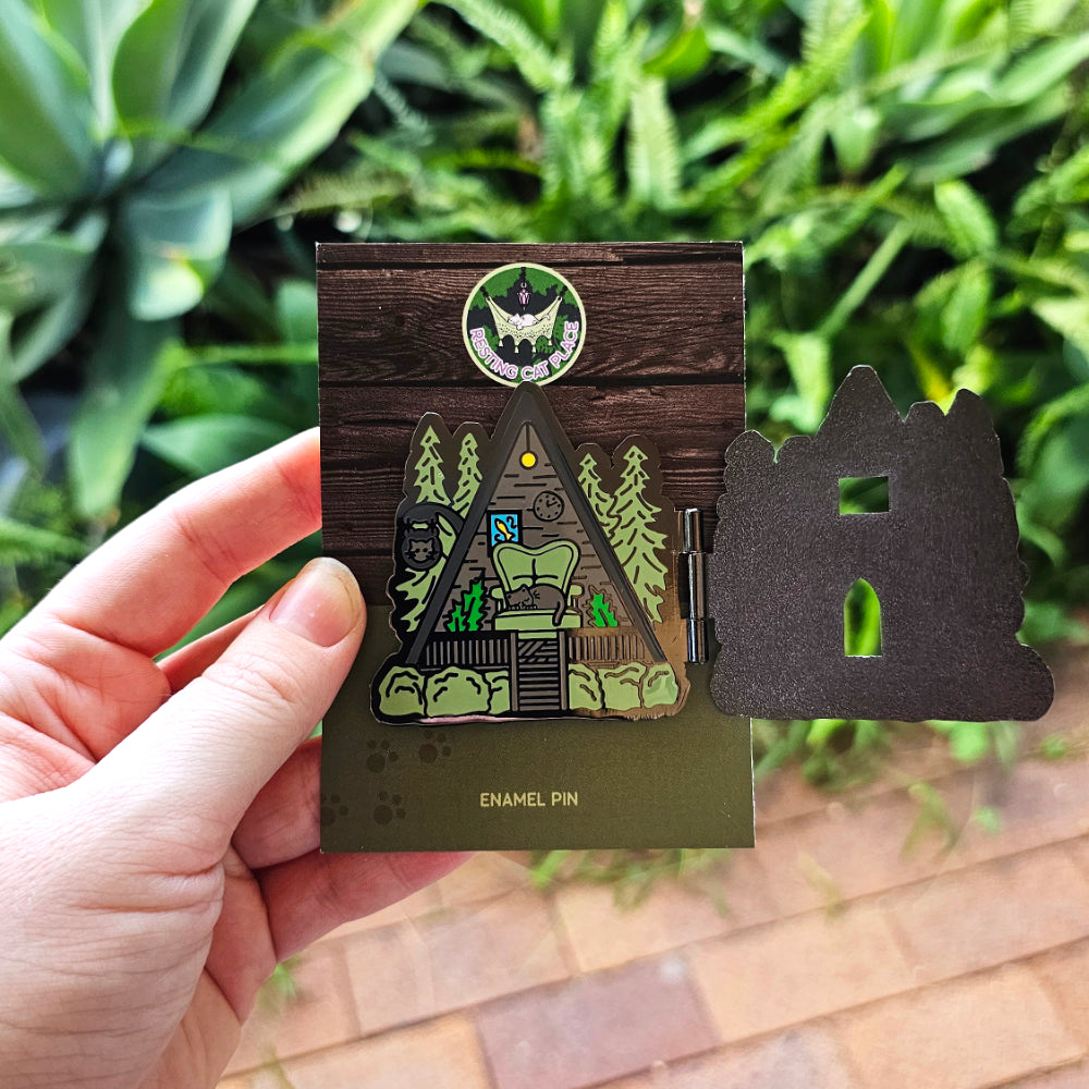 A-Frame Pin - Lost Kiwi Designs