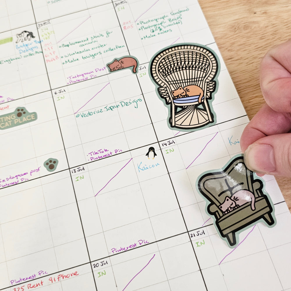 Sticker Sheet - Lost Kiwi Designs