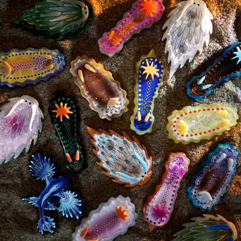 Nudibranch Magnetic Charms