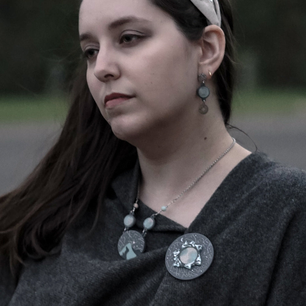 Compass Earrings - Lost Kiwi Designs