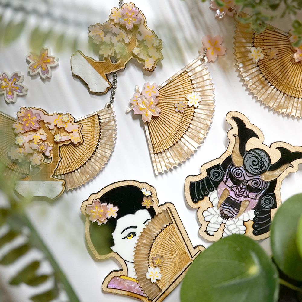 Sakura Studs - Lost Kiwi Designs