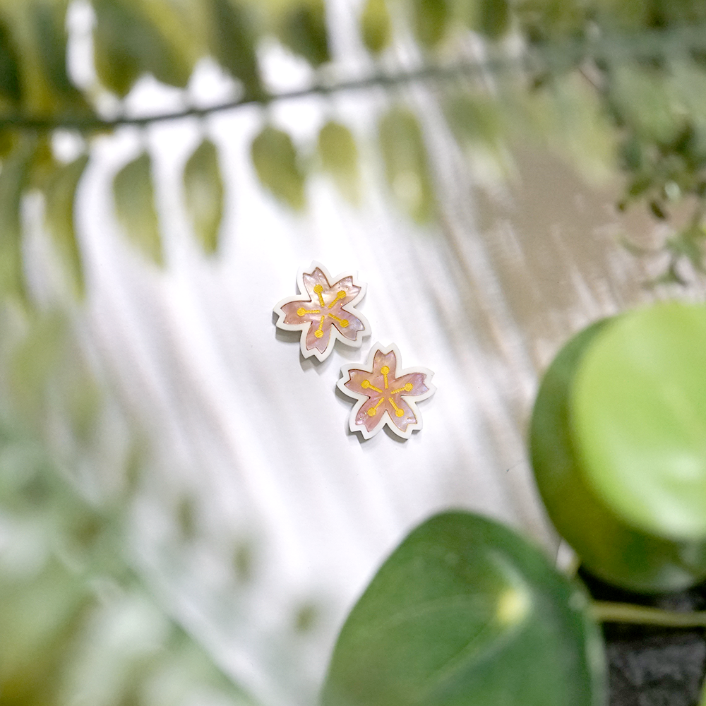 Sakura Studs - Lost Kiwi Designs