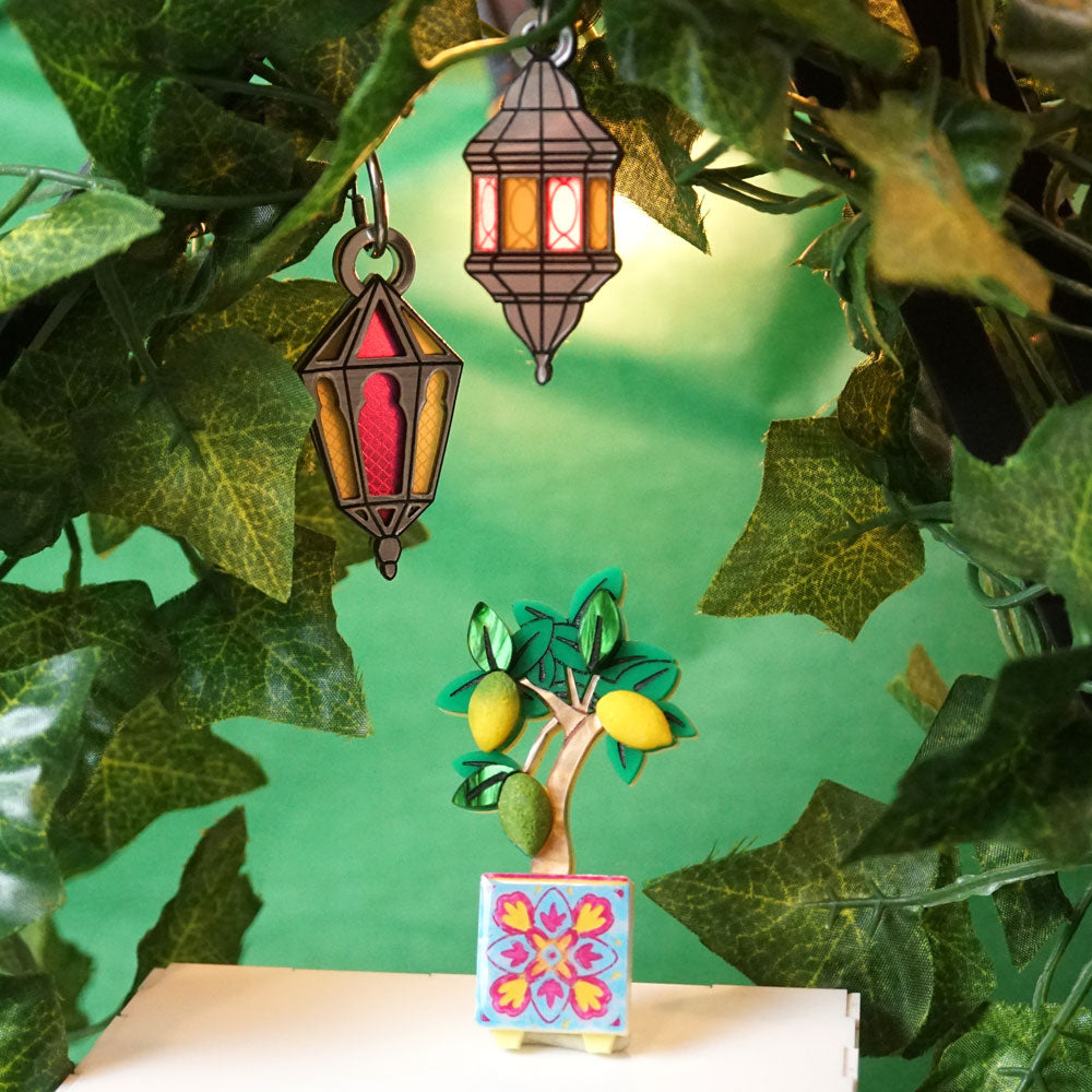 Moroccan Lamp Earrings - Lost Kiwi Designs