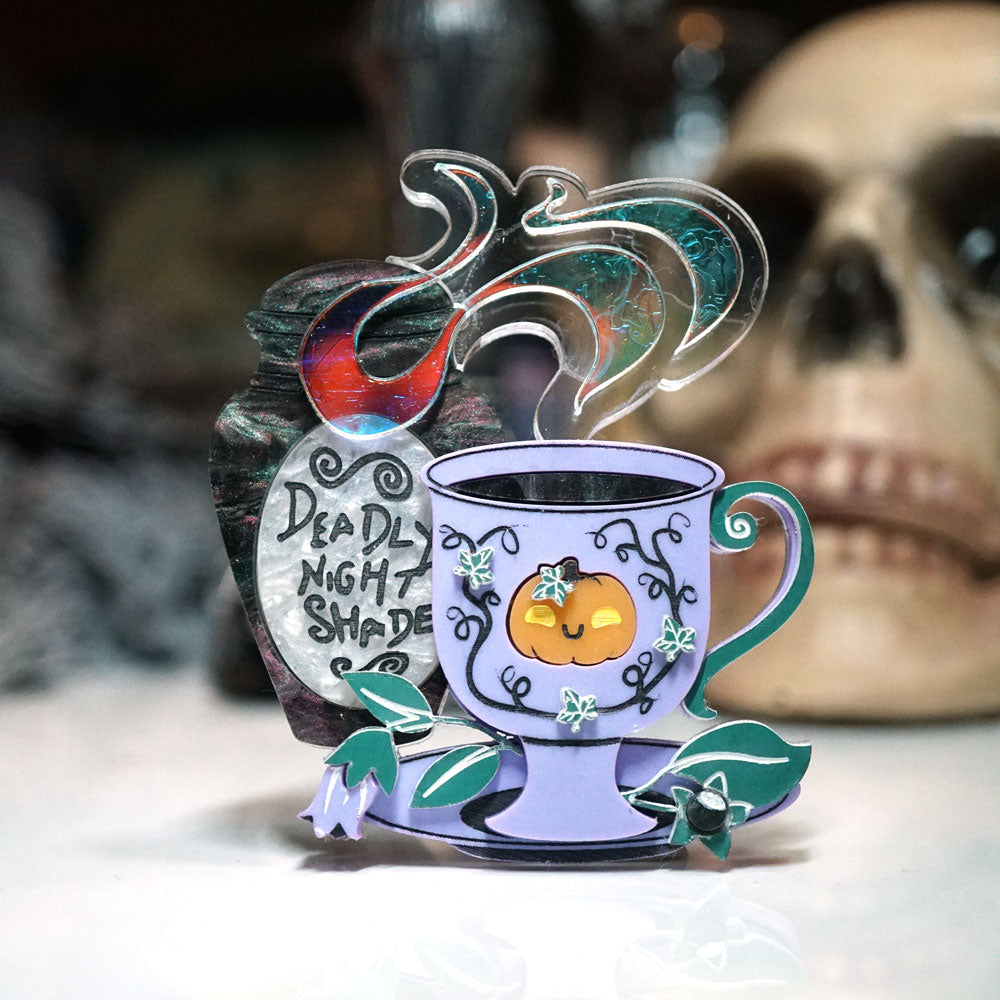 Deadly Nightshade Brooch *Pre-Order* - Lost Kiwi Designs