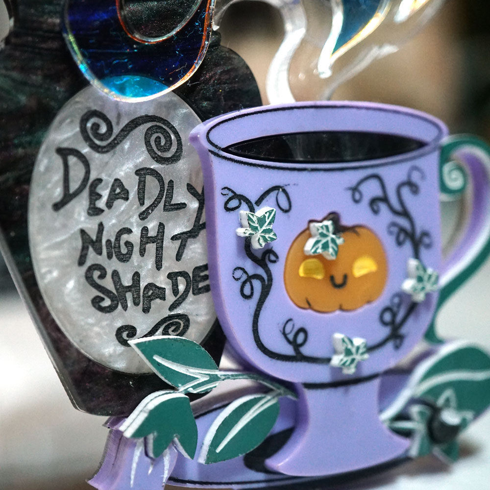 Deadly Nightshade Brooch *Pre-Order* - Lost Kiwi Designs