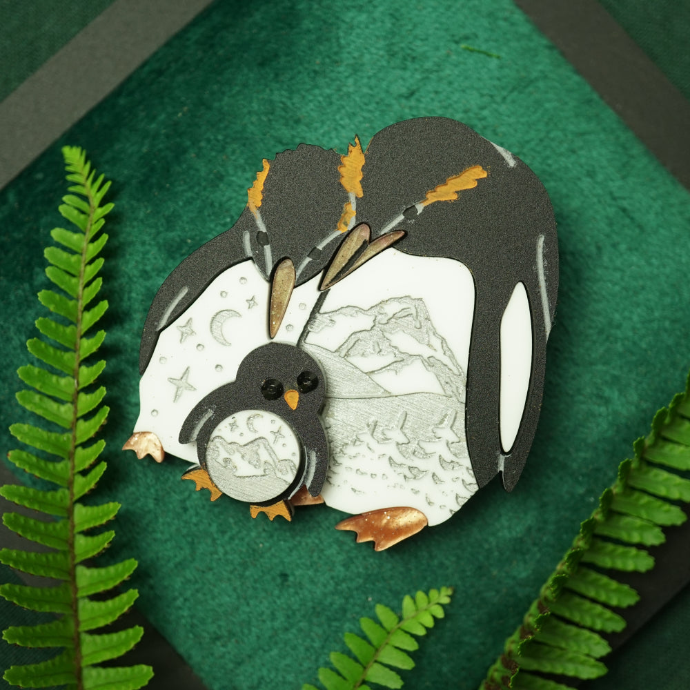 Penguin Brooch - Lost Kiwi Designs