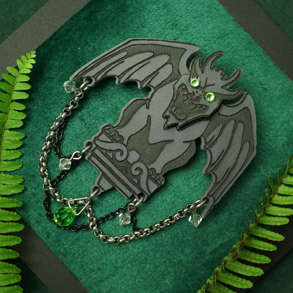 Gargoyle Brooch - Lost Kiwi Designs