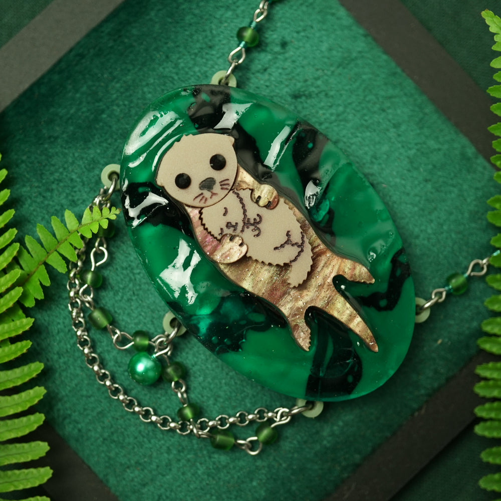 Otter Necklace - Lost Kiwi Designs