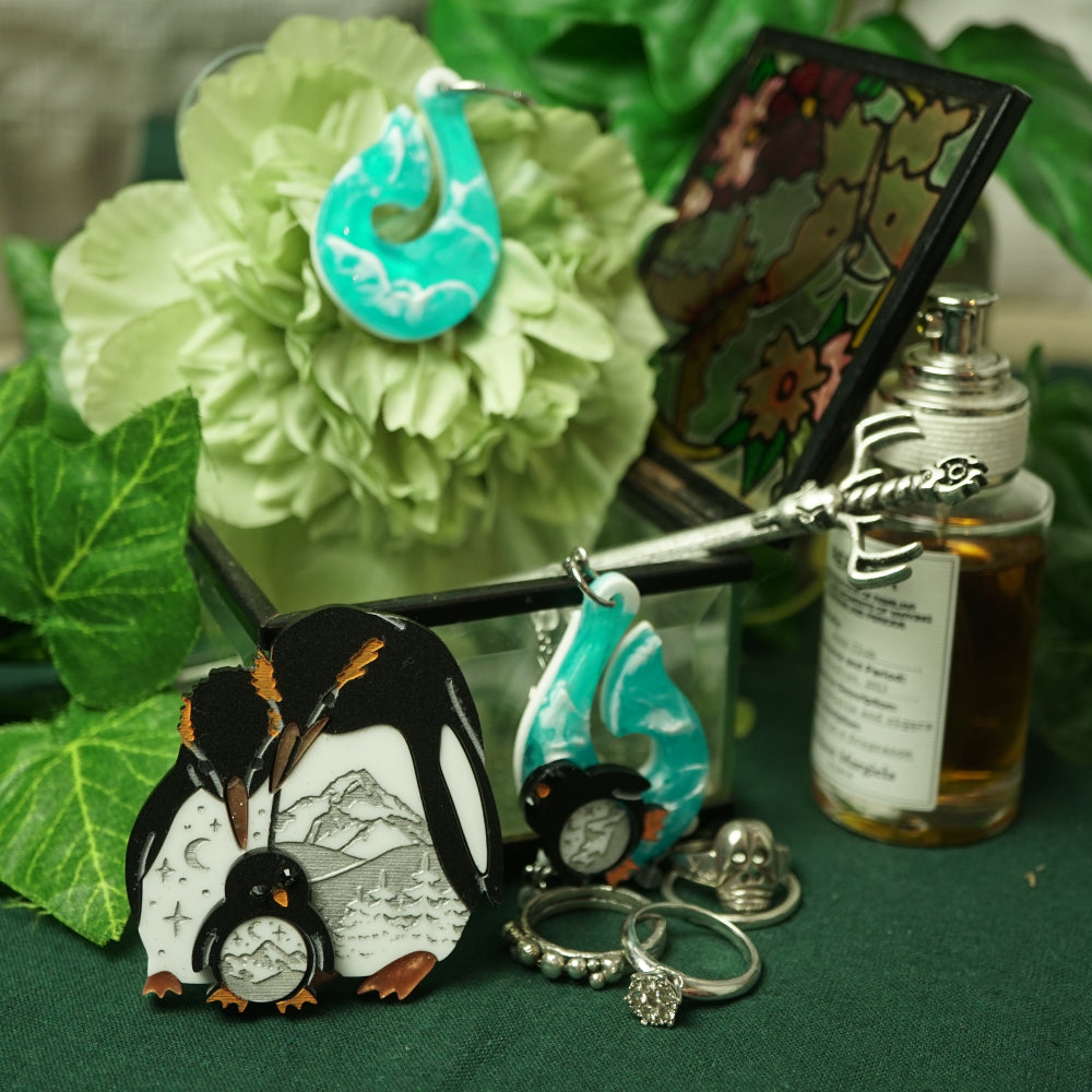 Penguin Earrings - Lost Kiwi Designs