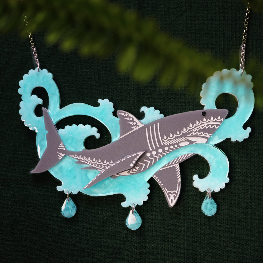 Great White Necklace - Lost Kiwi Designs