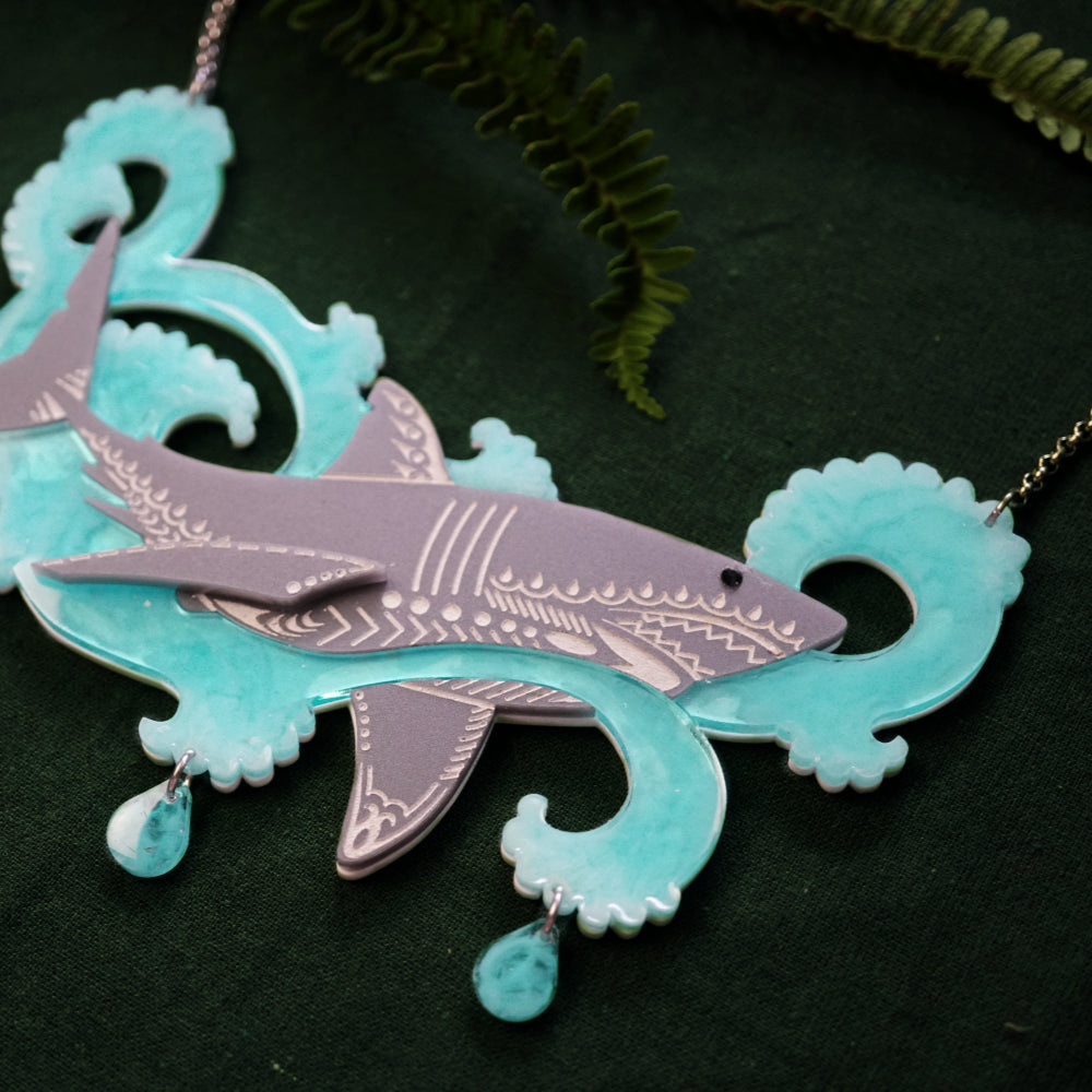 Great White Necklace - Lost Kiwi Designs