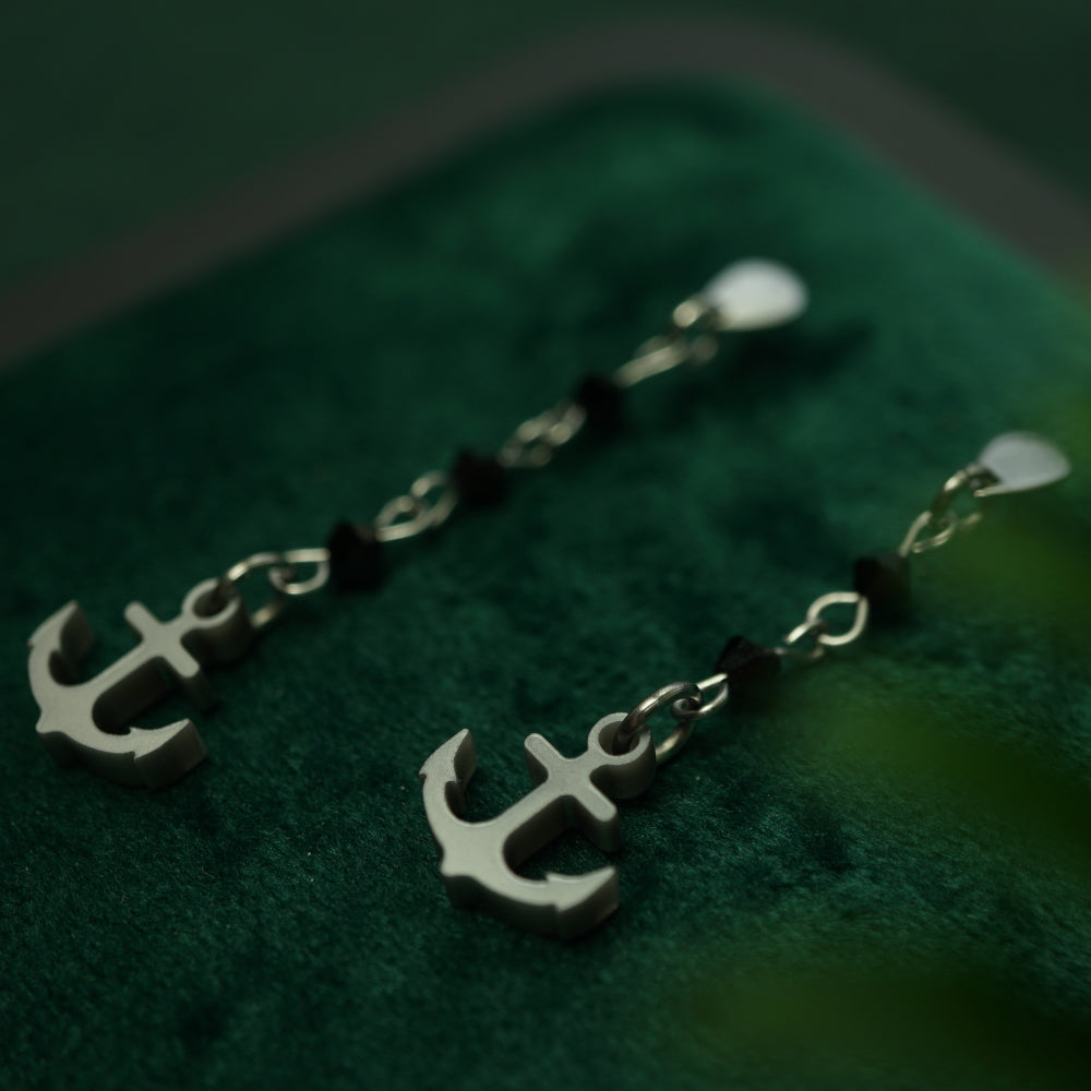 Anchor Earrings - Lost Kiwi Designs