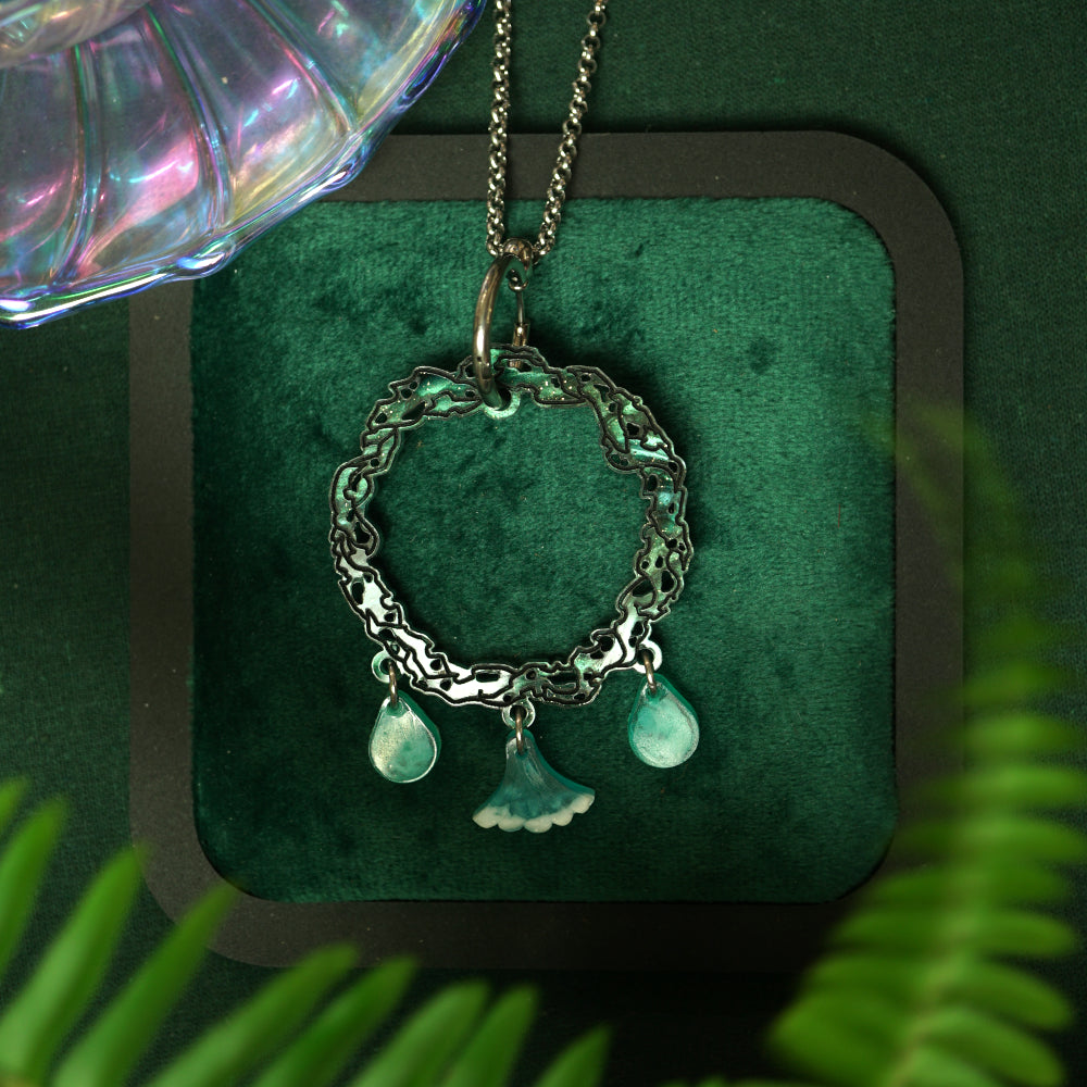 Kelp Loop Necklace & Earrings - Lost Kiwi Designs