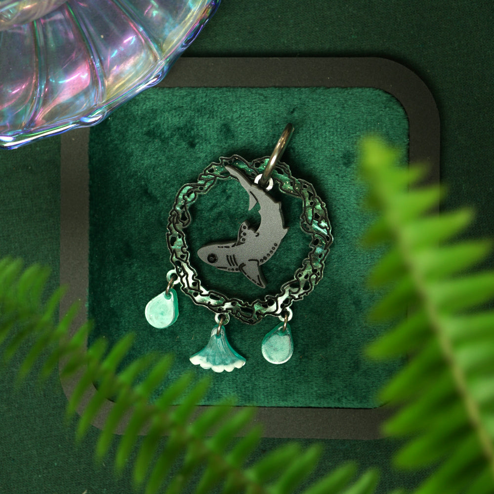 Kelp Loop Necklace & Earrings - Lost Kiwi Designs