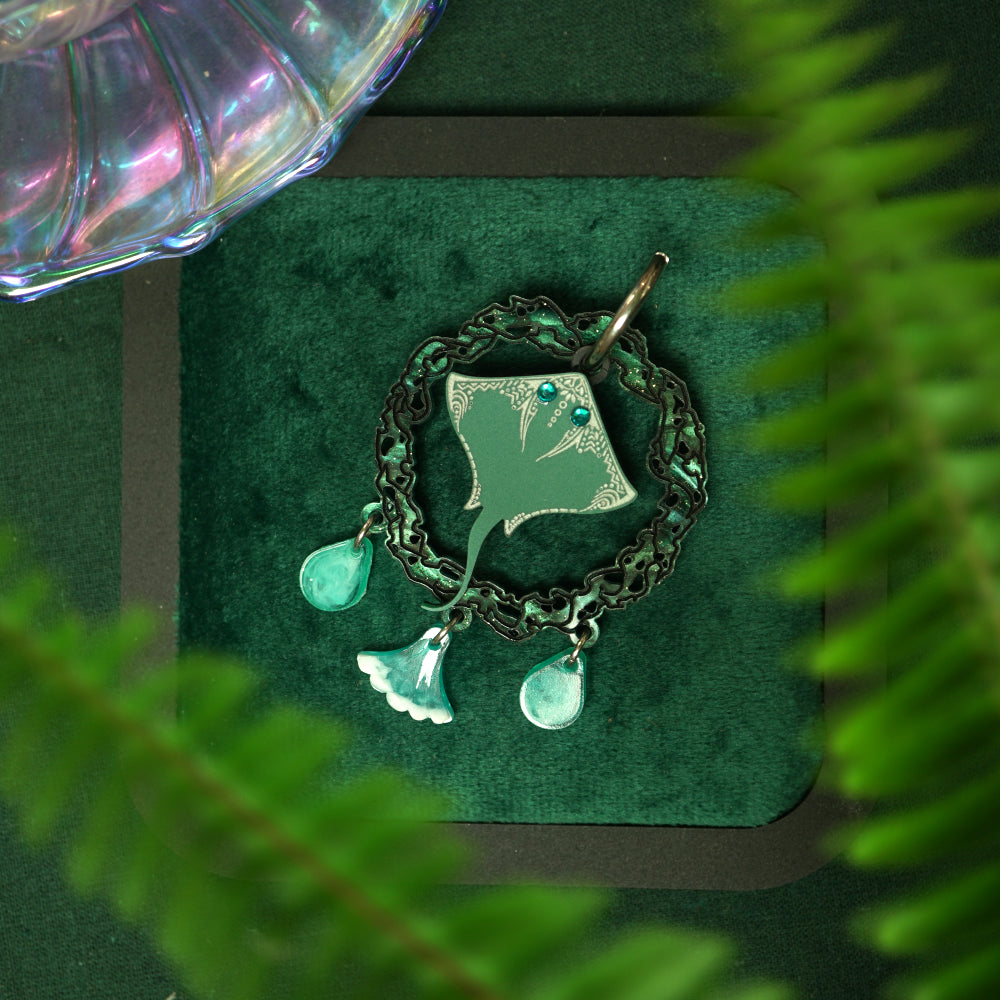 Kelp Loop Necklace & Earrings - Lost Kiwi Designs