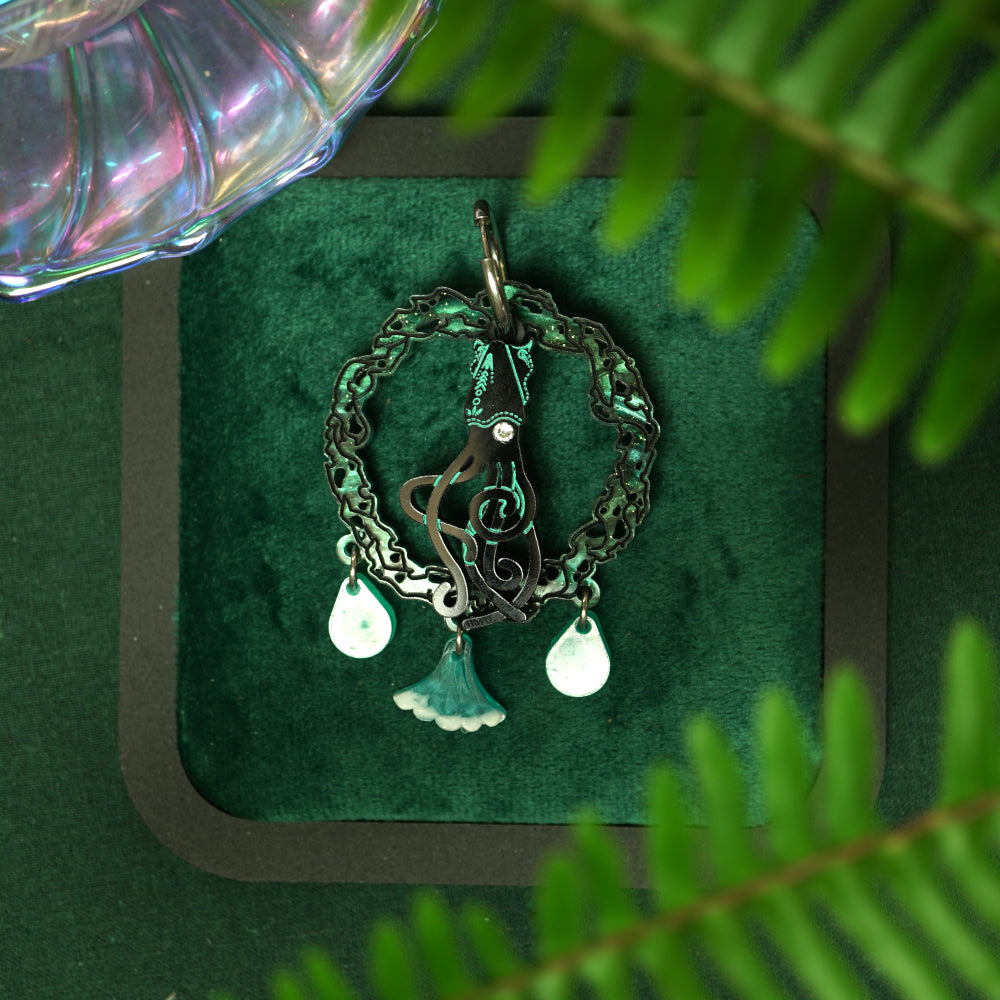 Kelp Loop Necklace & Earrings - Lost Kiwi Designs