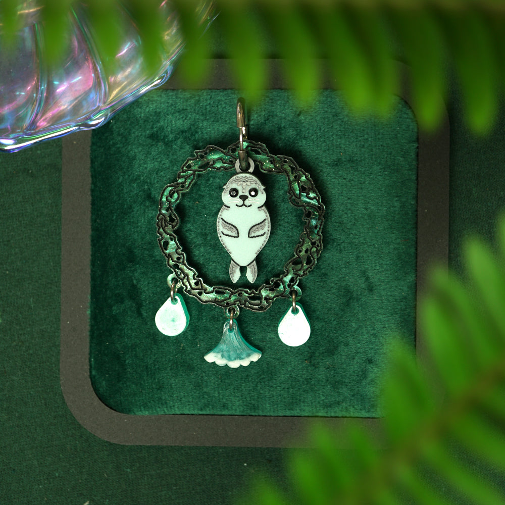 Kelp Loop Necklace & Earrings - Lost Kiwi Designs