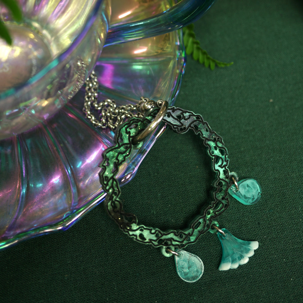 Kelp Loop Necklace & Earrings - Lost Kiwi Designs