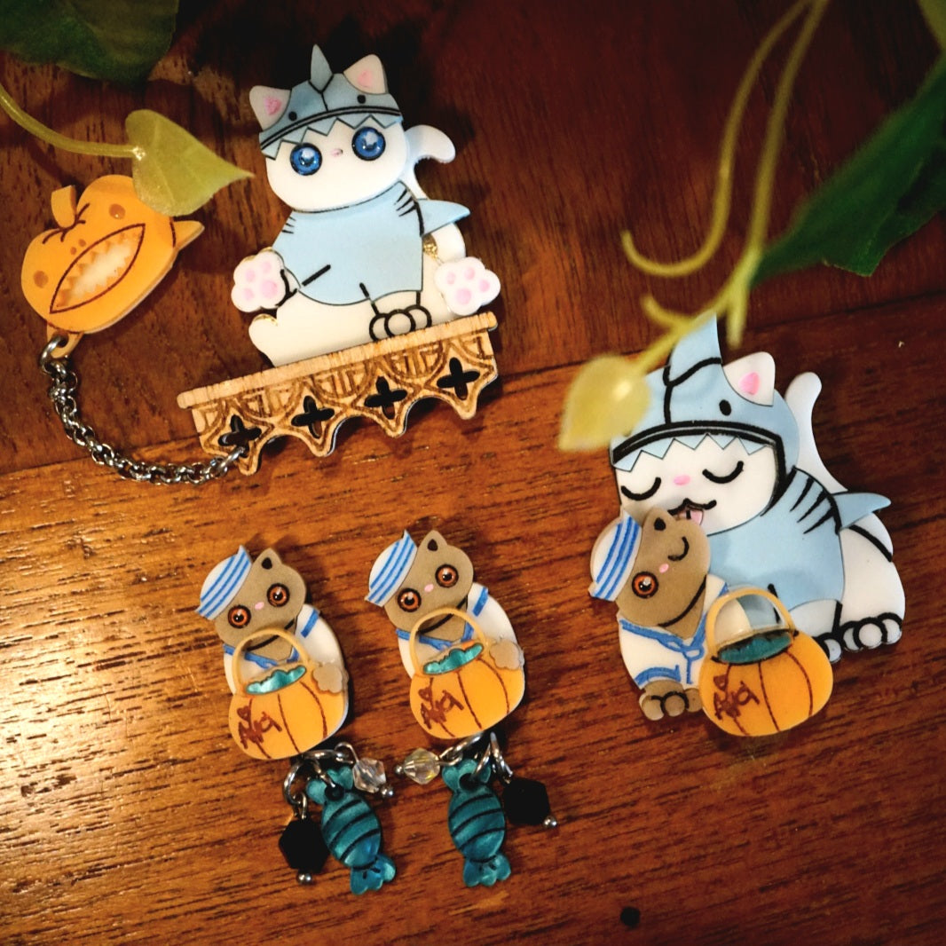 Sharky Little Rascal Brooch