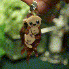 Otter Earrings - Lost Kiwi Designs