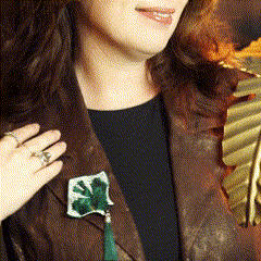 Stingray Brooch - Lost Kiwi Designs