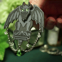 Gargoyle Brooch - Lost Kiwi Designs