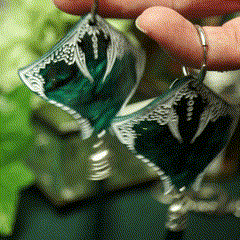 Stingray Earrings - Lost Kiwi Designs