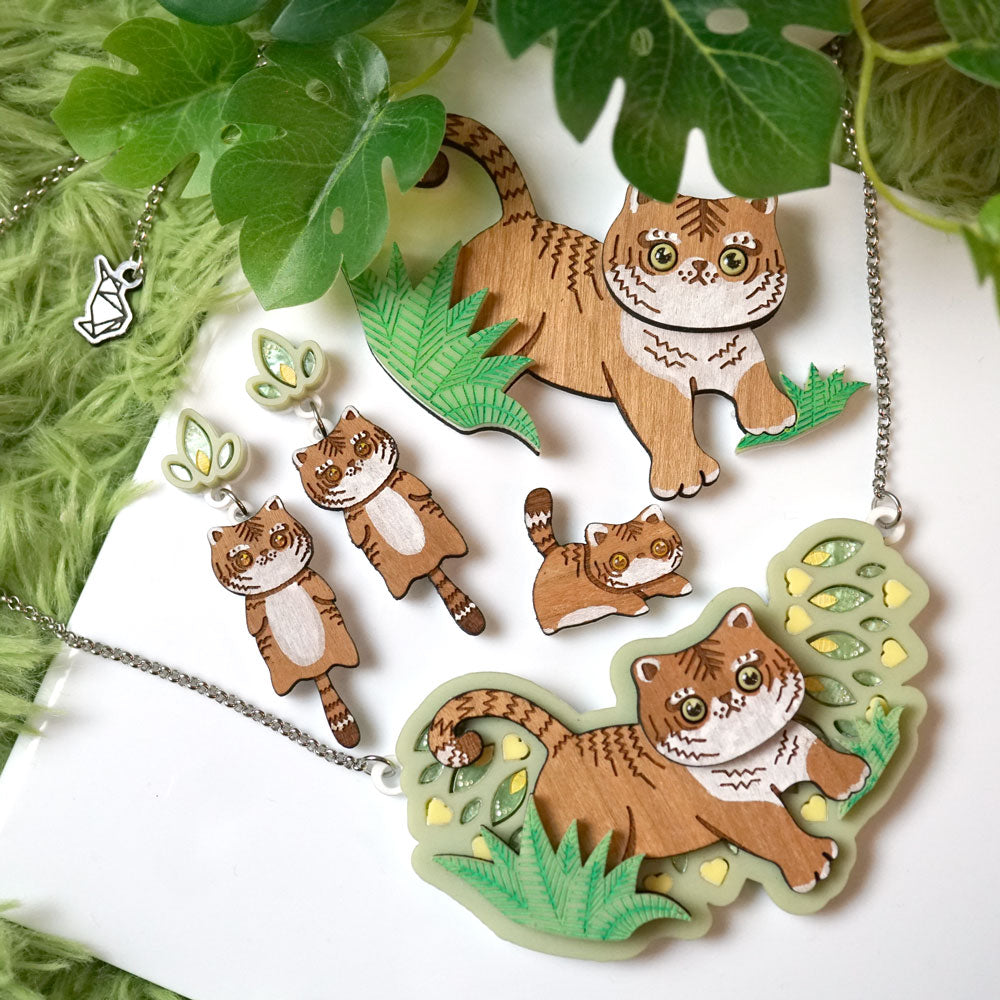 Little Tiger Earrings - Lost Kiwi Designs