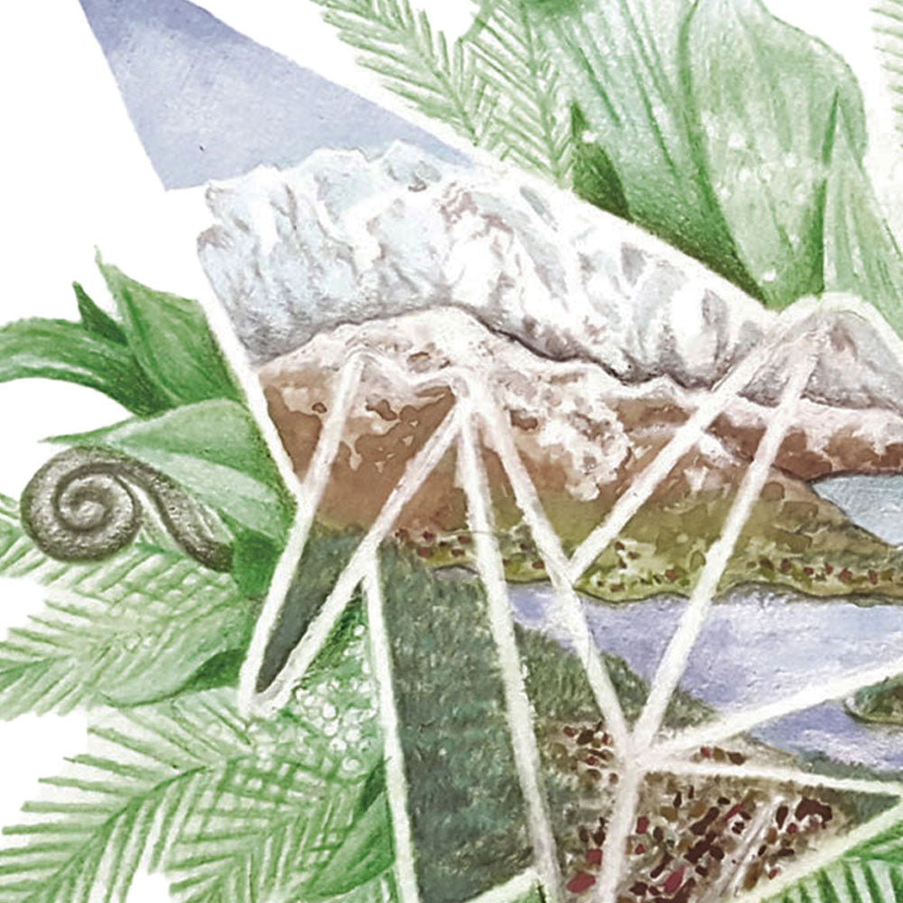 Origami Crane A6 Print - Lost Kiwi Designs