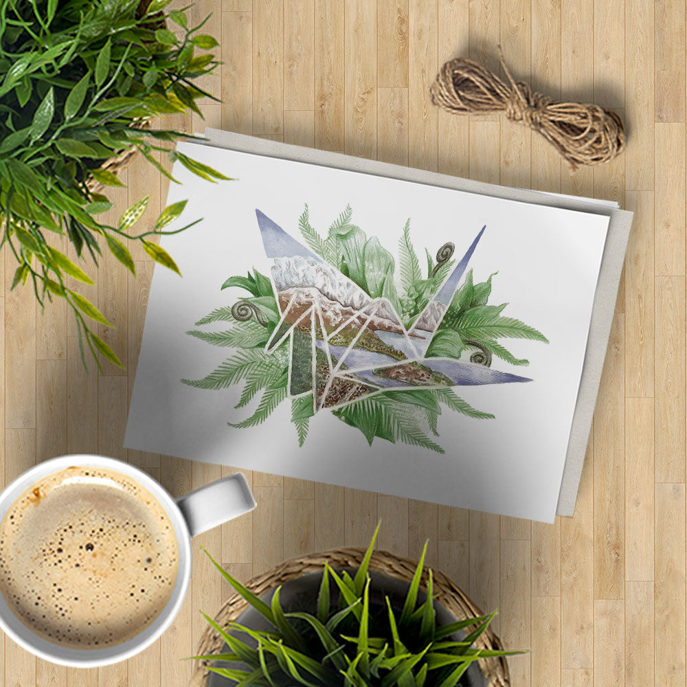Origami Crane A6 Print - Lost Kiwi Designs