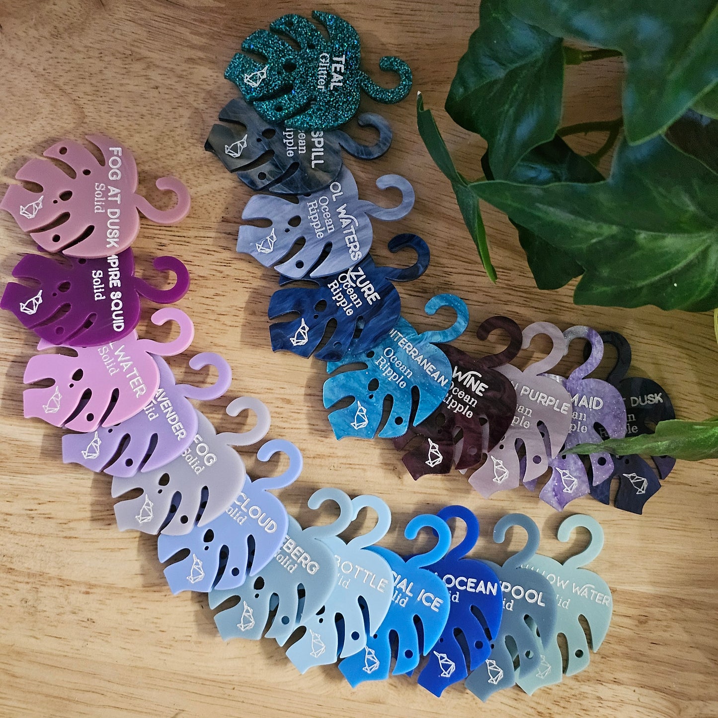 Blue/Purple Materials - Lost Kiwi Designs