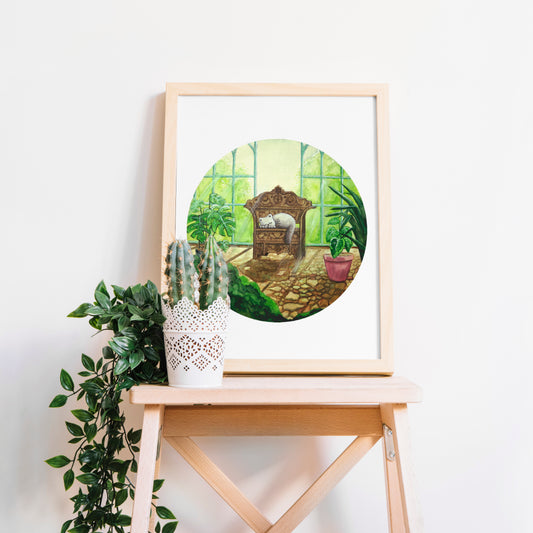 Moroccan Chair Print - Lost Kiwi Designs