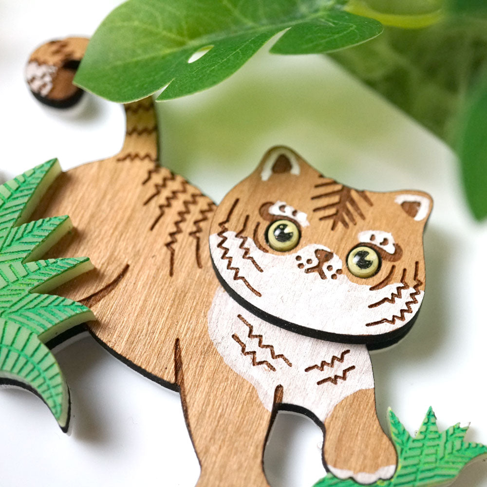 Little Tiger Brooch Set - Lost Kiwi Designs