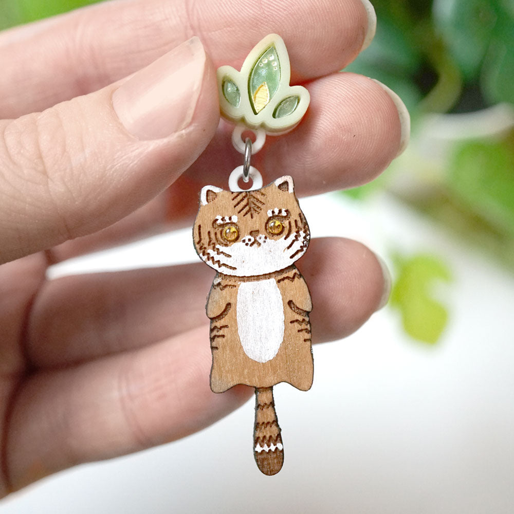Little Tiger Earrings - Lost Kiwi Designs