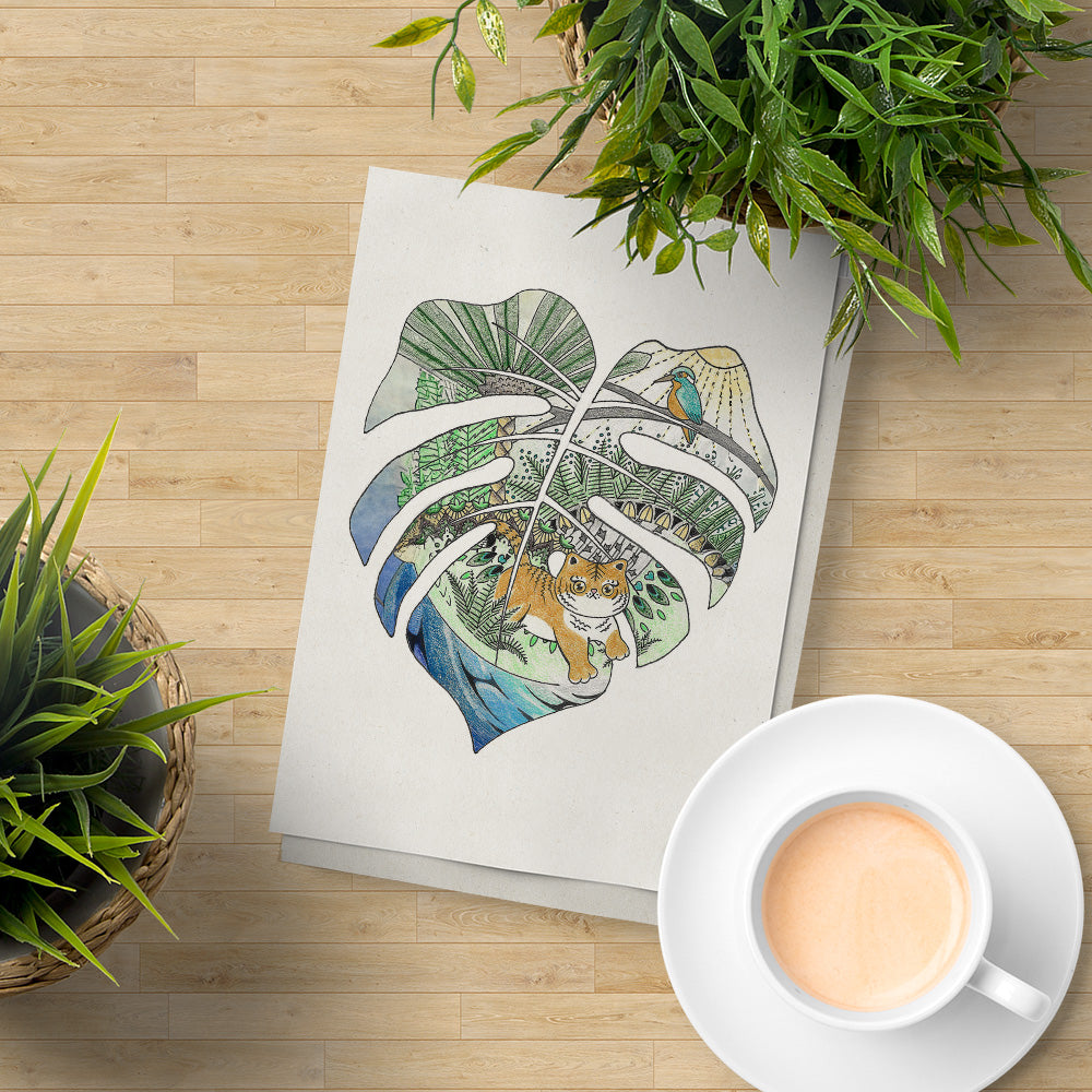 Tiger A6 Print - Lost Kiwi Designs