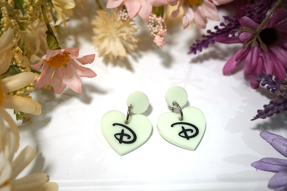 Pastel Magic Heart Earrings - Lost Kiwi Designs
