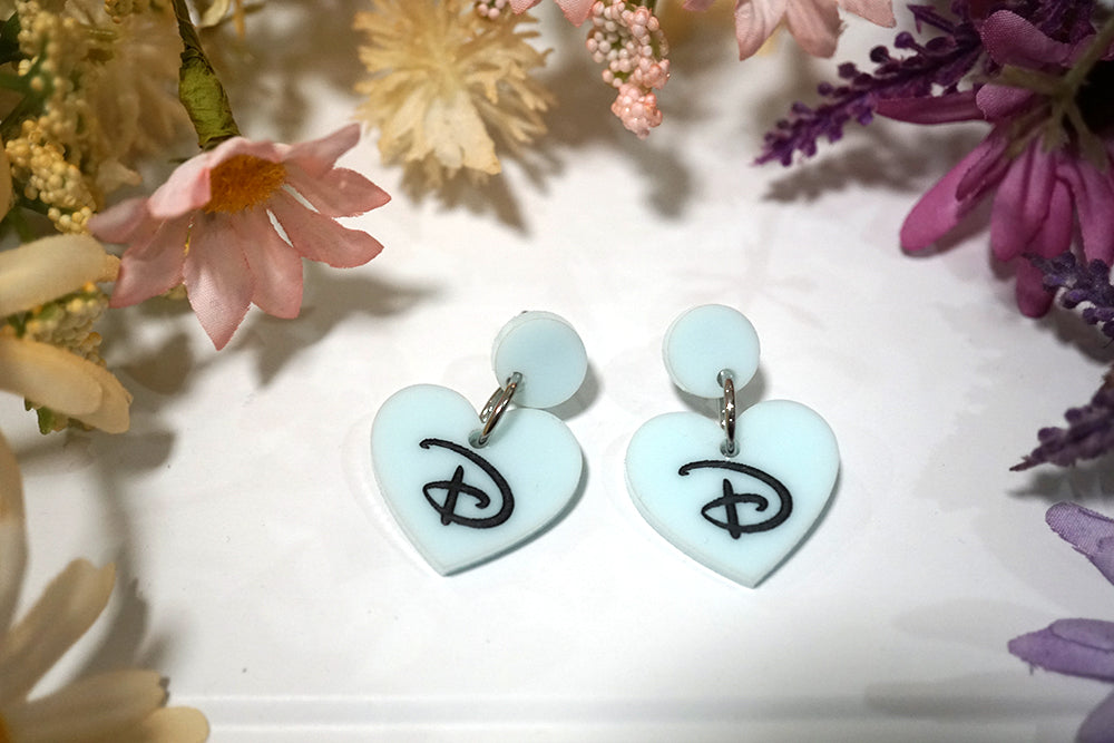 Pastel Magic Heart Earrings - Lost Kiwi Designs