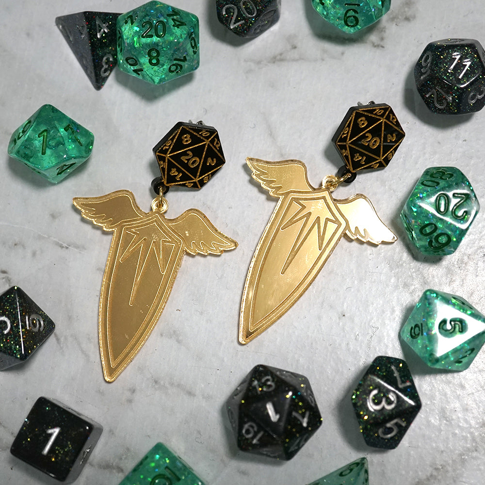 Character Class Earrings *Pre-Order* - Lost Kiwi Designs