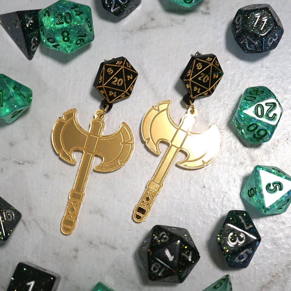 Character Class Earrings *Pre-Order* - Lost Kiwi Designs