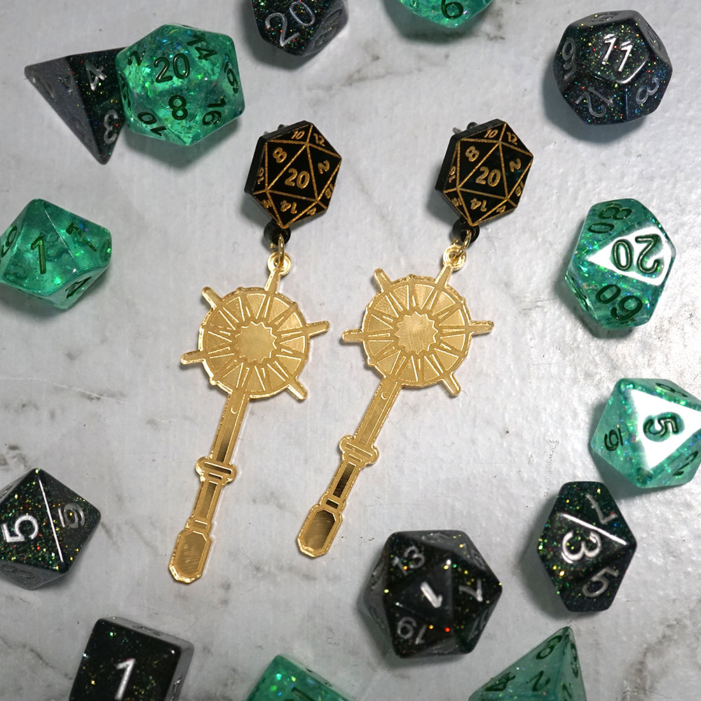 Character Class Earrings *Pre-Order* - Lost Kiwi Designs