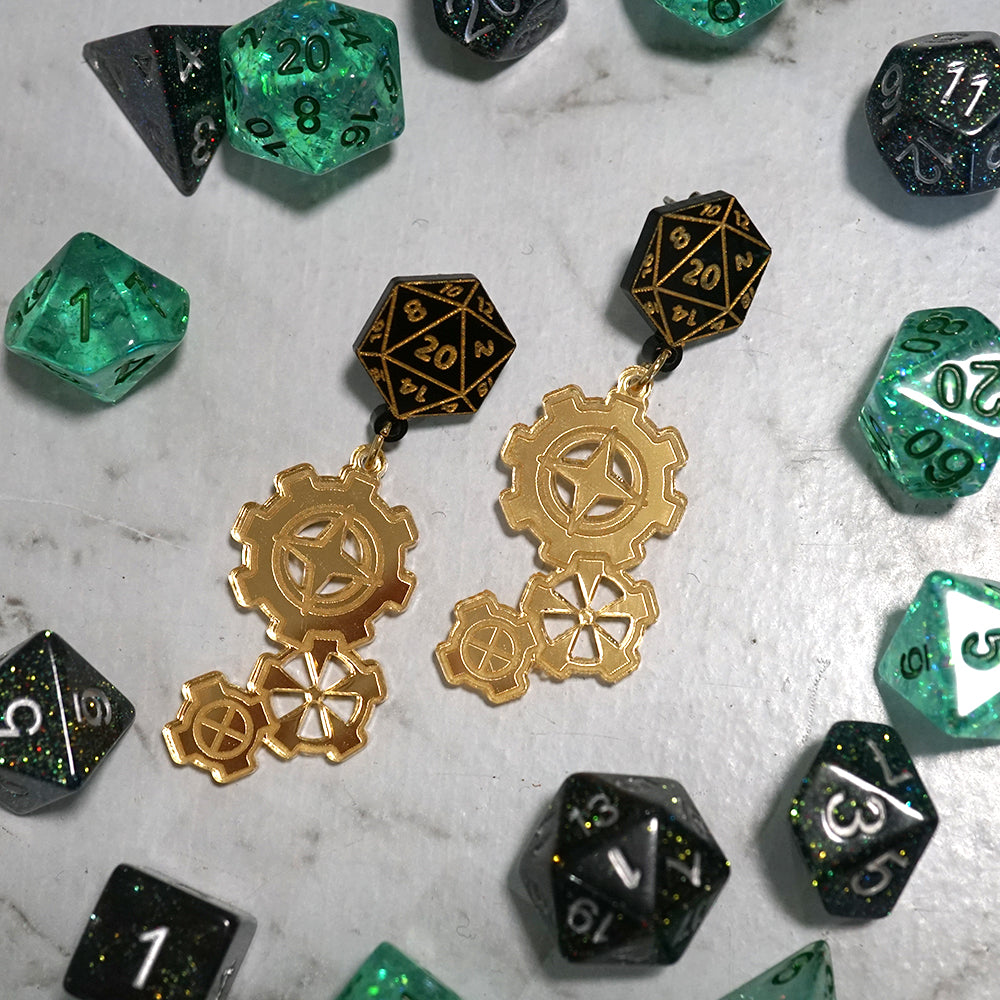 Character Class Earrings *Pre-Order* - Lost Kiwi Designs