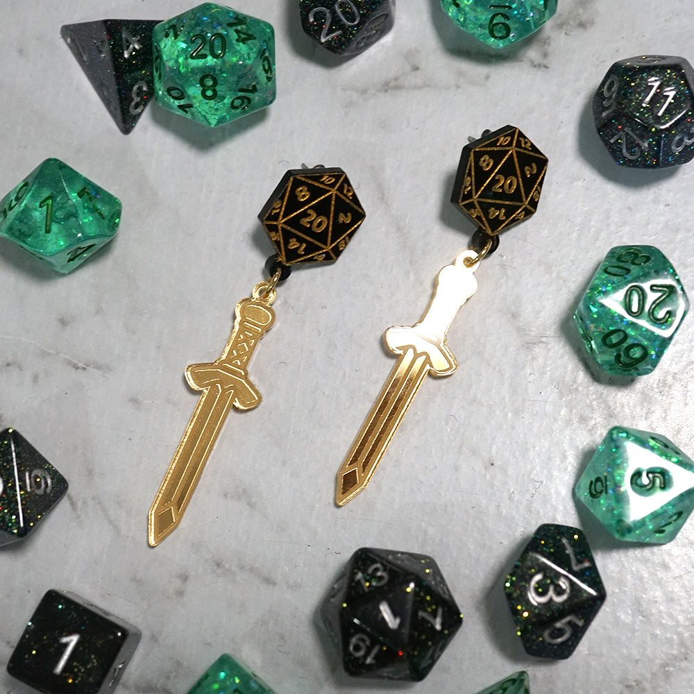 Character Class Earrings *Pre-Order* - Lost Kiwi Designs