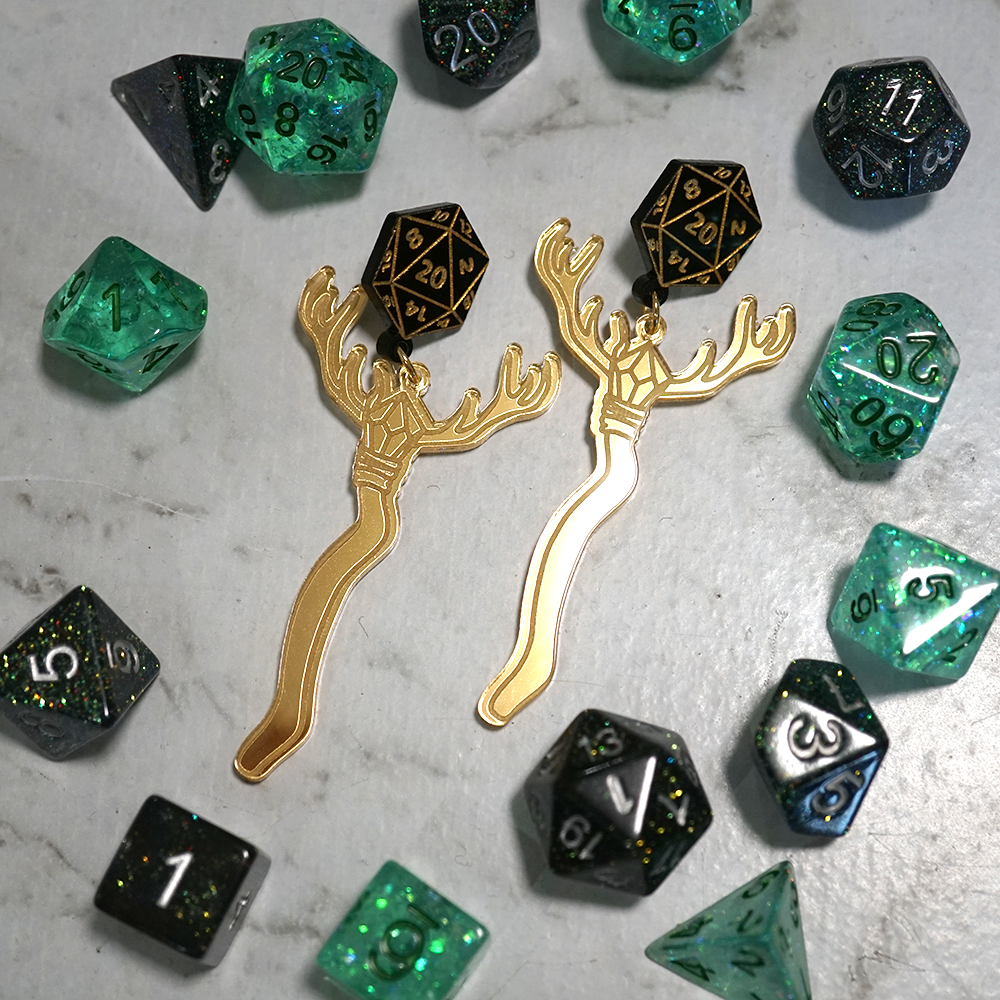 Character Class Earrings *Pre-Order* - Lost Kiwi Designs