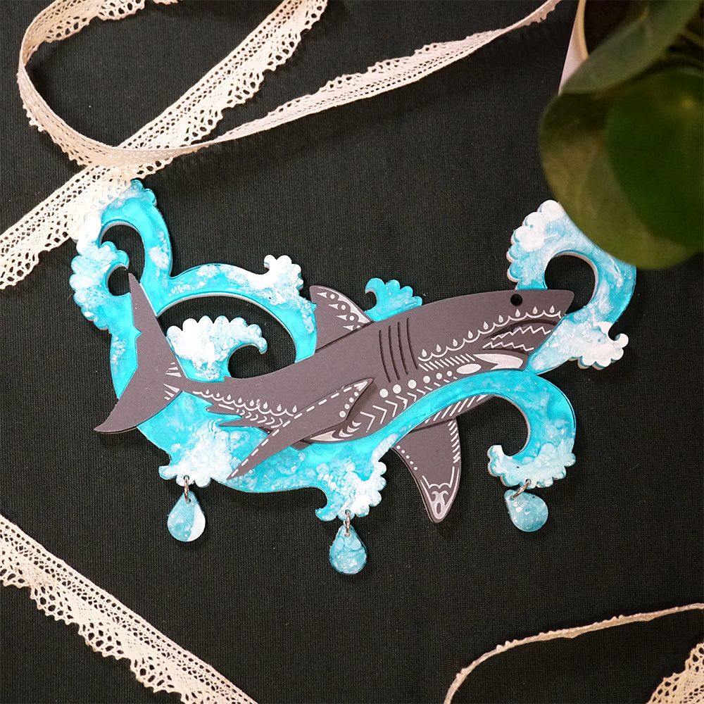 Great White Necklace - Lost Kiwi Designs