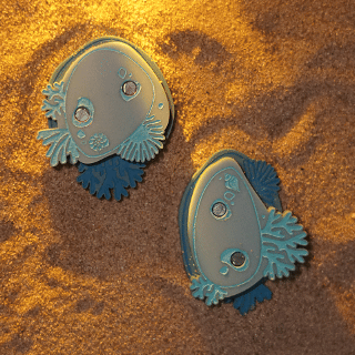 Nudibranch Magnetic Charms