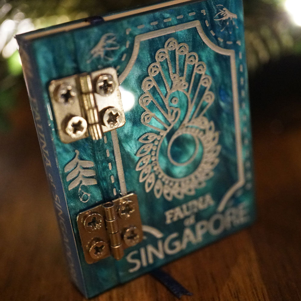 Singapore Book Brooch *Pre-Order* - Lost Kiwi Designs